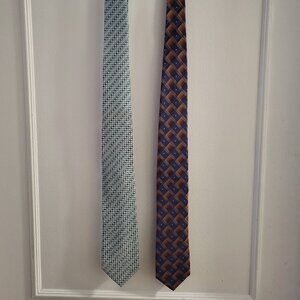 BUNDLE: ORVIETO | Two 100% Silk Geometric Men's Ties